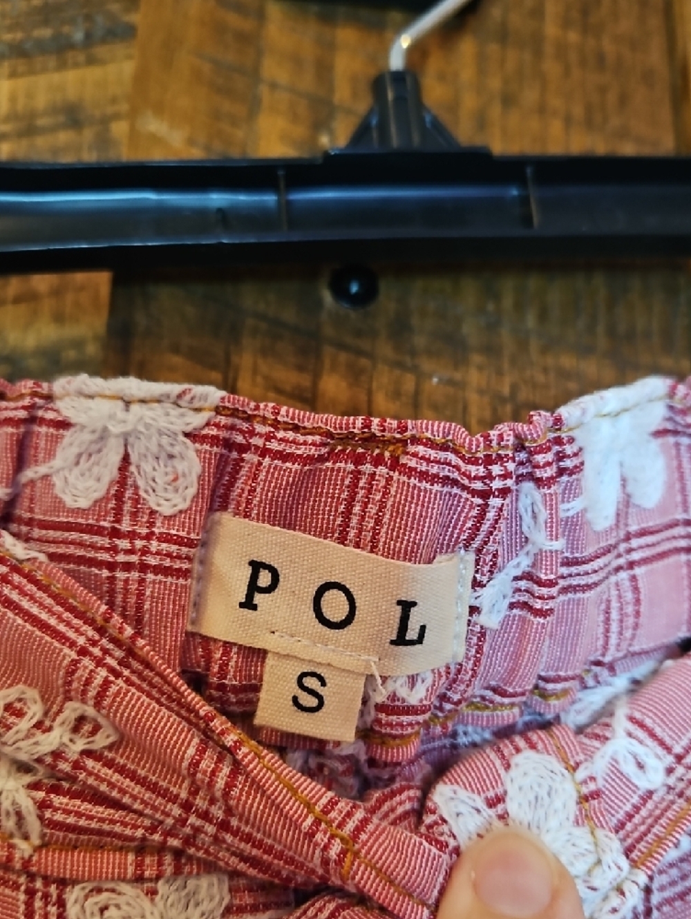 334 POL Two-Tone Denim Jeans with Pink Floral Waistband - Picture 7 of 13